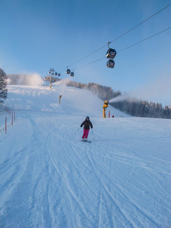 Saalbach Apartments Landhaus Bernkogel - Ski In Ski Out エクステリア 写真